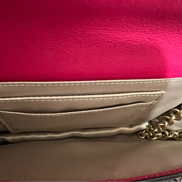 Like 🆕! Coach Madison "Pink Ruby" Embossed Leather Box Shoulder Bag/Crossbody💗 - Picture 6 of 10